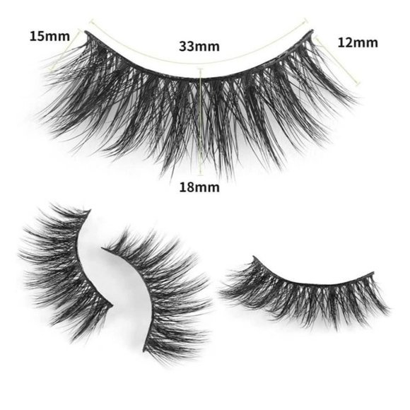 NEW 6 Piece False Eyelashes - Picture 4 of 5